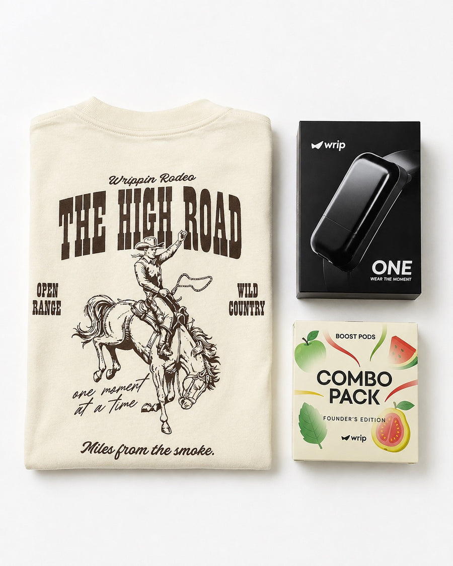 The Founders Kit — tee, WRIP One and Boost Pods Combo Pack
